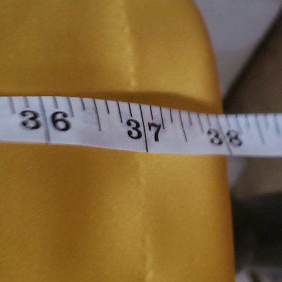 NWT 🎀 Calvin Klein Dreass Ochre Gold Sheath - Picture 8 of 9